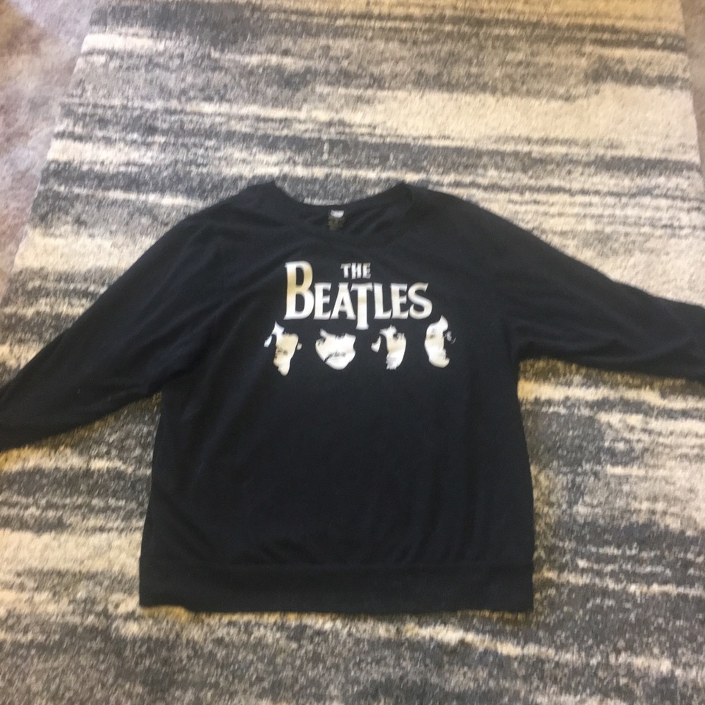 Plus size Beatles sweatshirt purchased at WetSeal